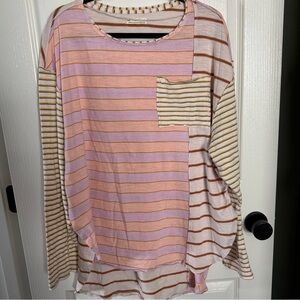 WE THE FREE Multicolor Striped Top